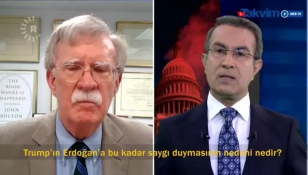 ABD eski Ulusal Güvenlik Danışmanı John Bolton: Trump Erdoğan'a direnemiyor