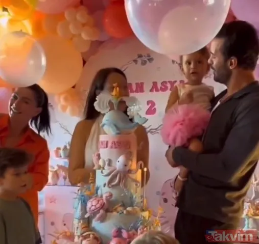 Barış Arduç ve Gupse Özay'ın kızı Jan Asya 2 yaşında! "Çocuk hiç mi babaya benzemez!" İşte doğum günü partisinden ilk görüntüler - 9