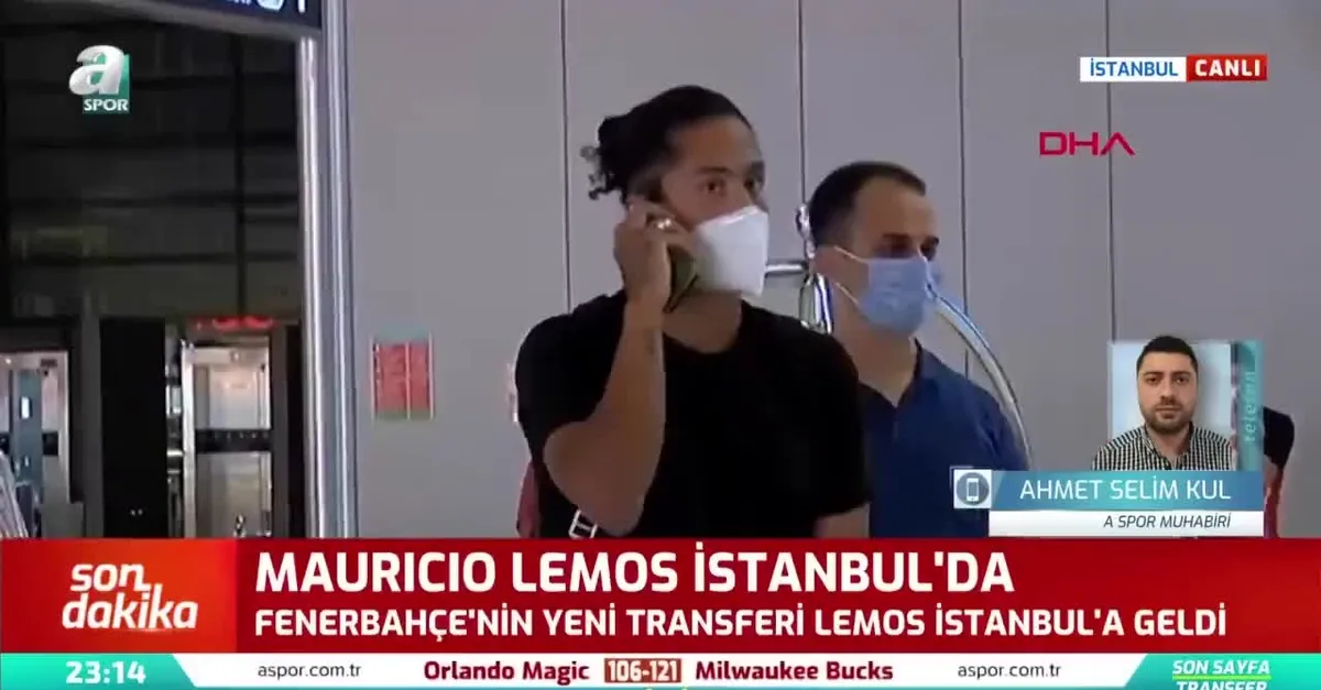 Mauricio Lemos Fenerbahçe için İstanbul'da