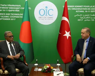 Erdoğan’dan Kazakistan’da diplomasi trafiği