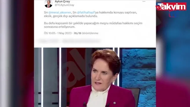 İYİ Parti'de sular durulmuyor! Aytun Çıray, Meral Akşener'i yalancılıkla itham etti