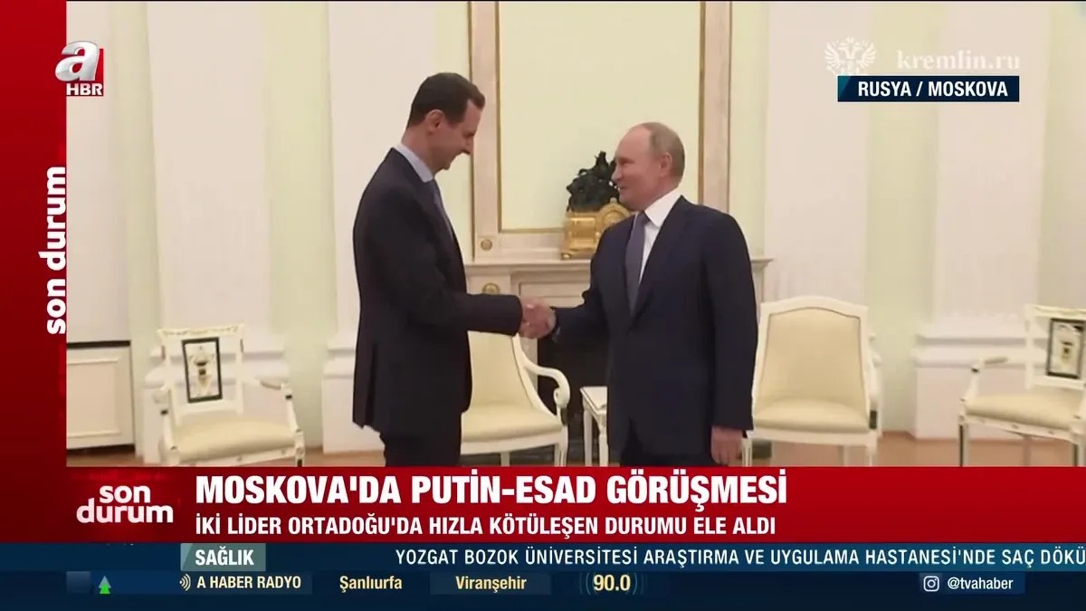 Suriye Devlet Başkanı Esed Moskova’da: Gözler Başkan Erdoğan'da