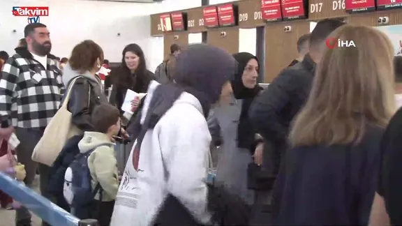 İstanbul Havalimanı’nda yarıyıl tatili yoğunluğu