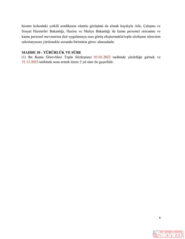 Sendikalar memur ve memur emeklisi için ne talep etti? Memur toplu sözleşme zammı yüzde kaç? İşte detaylar... - 8