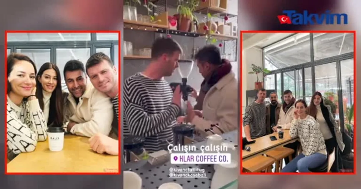 Kıvanç Tatlıtuğ’un kahve keyfi!