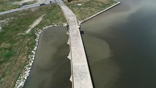 Büyükçekmece Gölü'nde şoke eden görüntü! Suyun rengi değişti, balıklar öldü!-5