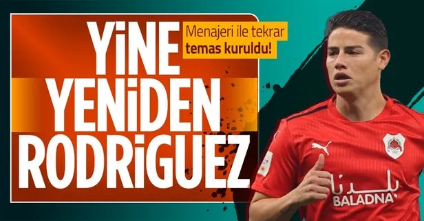 G.Saray Kolombiyalı yıldız futbolcu Rodriguez’ın menajeri ile yeniden temas kurdu...