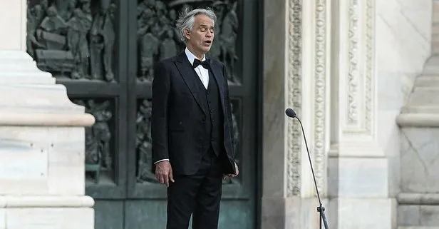 Dünyaca ünlü sanatçı Andrea Bocelli, Duomo Katedrali’nde ’Umut İçin Müzik’ konseri verdi