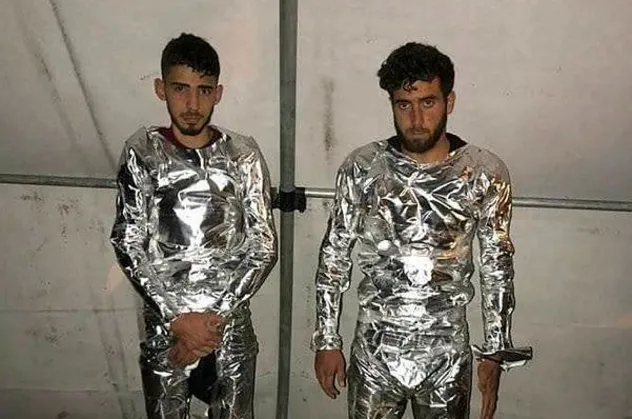 Sızma girişiminde yakalanan teröristler, vücutlarına alüminyum folyo sarılmış halde yakalandı