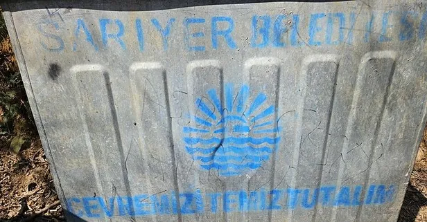 Sarıyer'de çöp konteynerindeki yazı cesede götürdü!