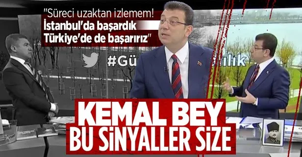 İmamoğlu’ndan Kılıçdaroğlu’na adaylık sinyali