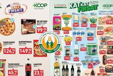 Tarım Kredi 23-29 Eylül aktüel kataloğu sepetleri dolduracak! 50 üründe dev indirim başladı