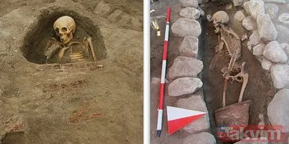 Türkiye ve Kırgızistan’daki bin yıllık mezarlıklarda aynı defin geleneği! Gelenekleri birbirinin kopyası