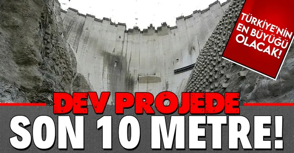 Son dakika: Tamamlandığında Türkiye'nin en büyüğü olacak! Yusufeli Barajı'nda son 10 metre!-1
