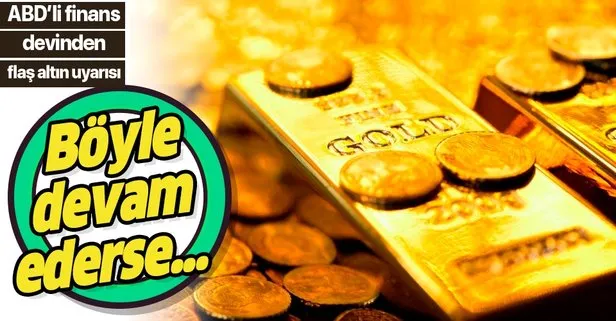 ABD'li finans devi Goldman Sachs'ten flaş altın uyarısı!
