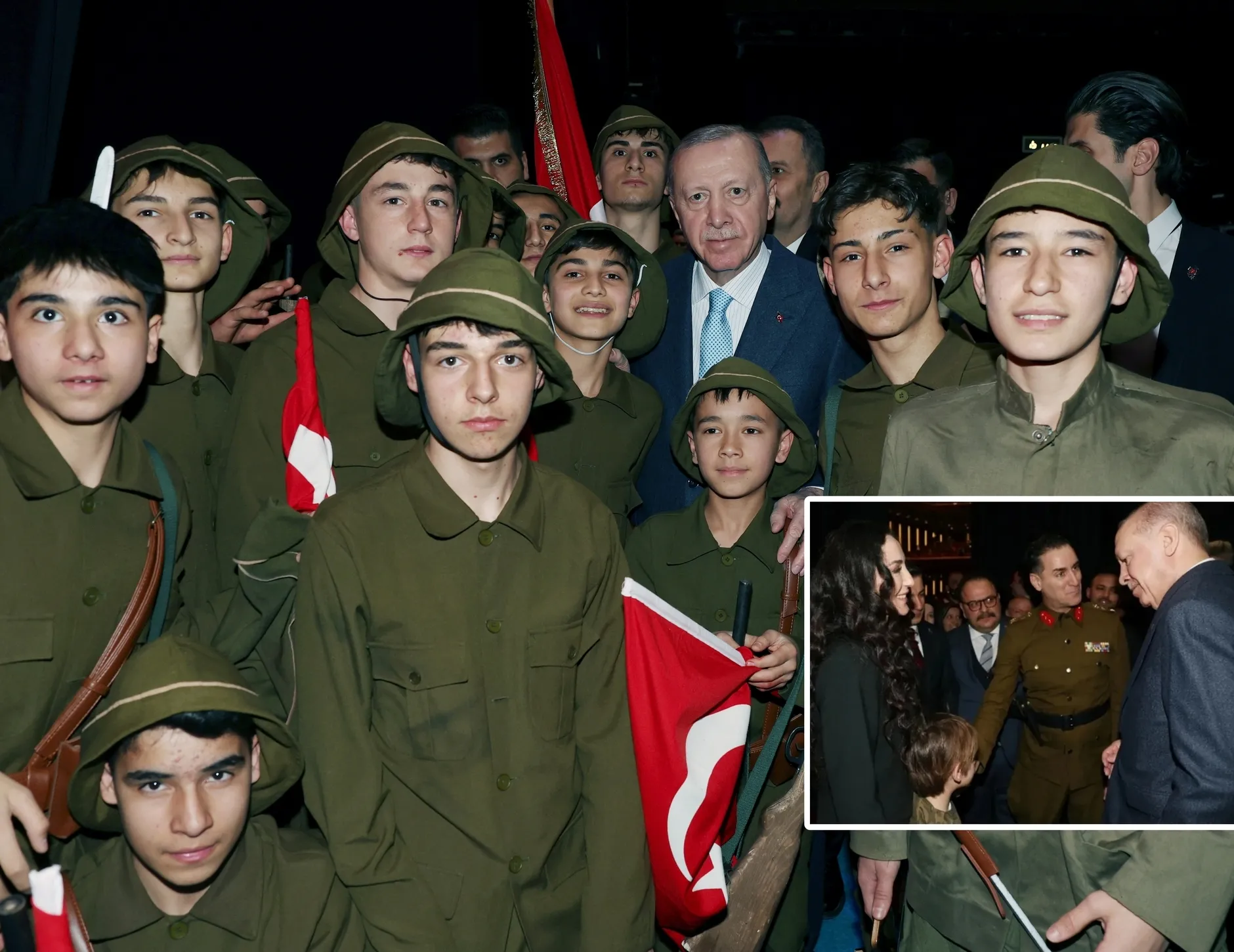 Bakan yazdı sanatçılar oynadı: Hem oynadık hem ağladık | Erdoğan’dan üç çocuk tavsiyesi