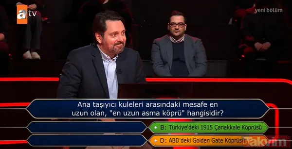 Kim Milyoner Olmak İster'de Kenan İmirzalıoğlu'nu duygulandıran 1915 Çanakkale Köprüsü sorusu: Asla unutturmamamız lazım - 6