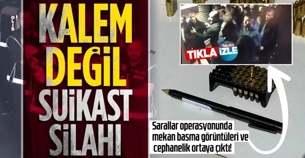 Kalem şeklinde suikast silahı bile var!