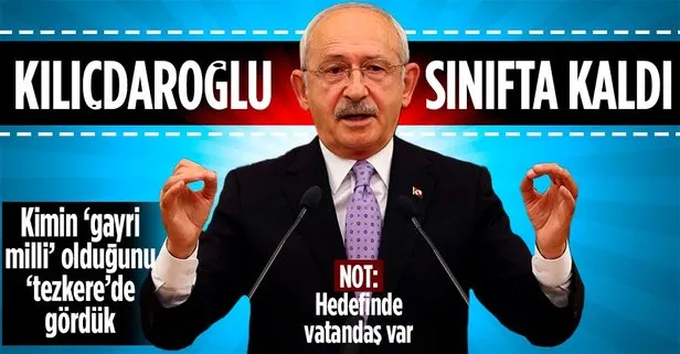 Kılıçdaroğlu’na ’gayri milli’ tepkisi