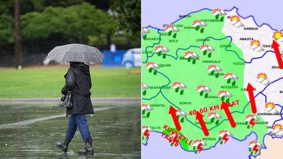 Meteoroloji’den 36 ile alarm! Alçak basınç etkisi başlıyor: Sağanak, fırtına ve dondurucu soğuk 3 gün sürecek! İstanbul, Antalya...