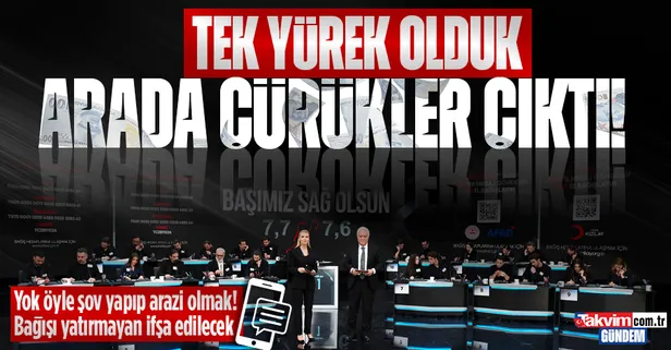 Depremzedeler için bağış şovu yapıp parayı ödemeyenler yandı! Tek tek ifşa edilecekler