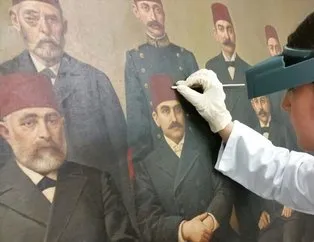 Hasan Rıza’ya ait Osmanlının Rumeli’ne geçişi isimli tabloda ilginç detay!