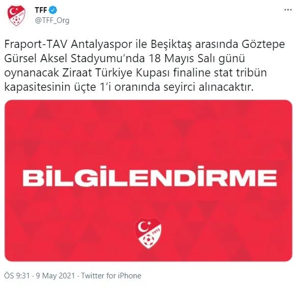 tff-duyurdu-antalyaspor-besiktas-ziraat-turkiye-kupasi-finali-seyircili-oynanacak-1620586642571.jpg TFF duyurdu: Antalyaspor - Beşiktaş Ziraat Türkiye Kupası finali seyircili oynanacak-1