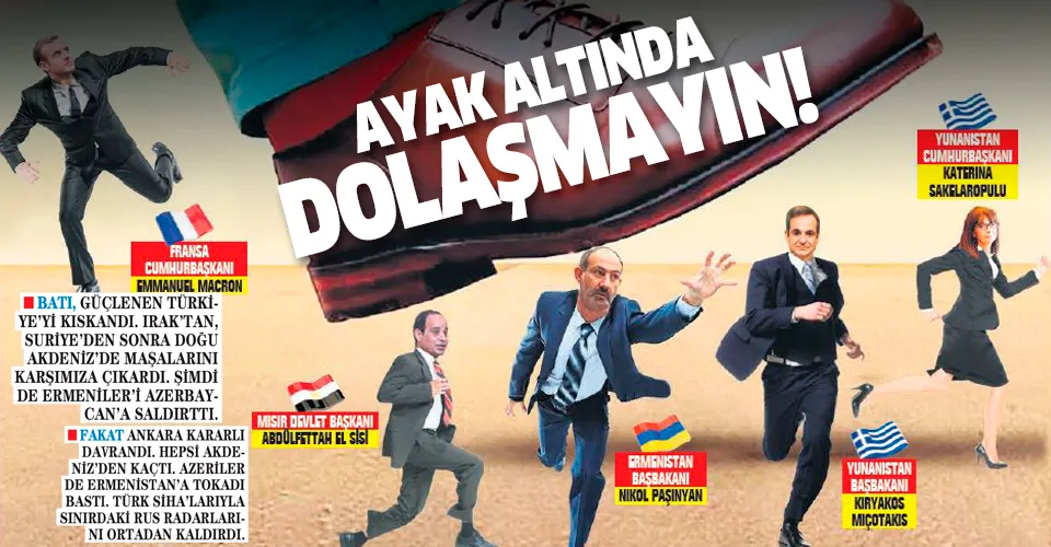Ayak altında dolaşmayın!