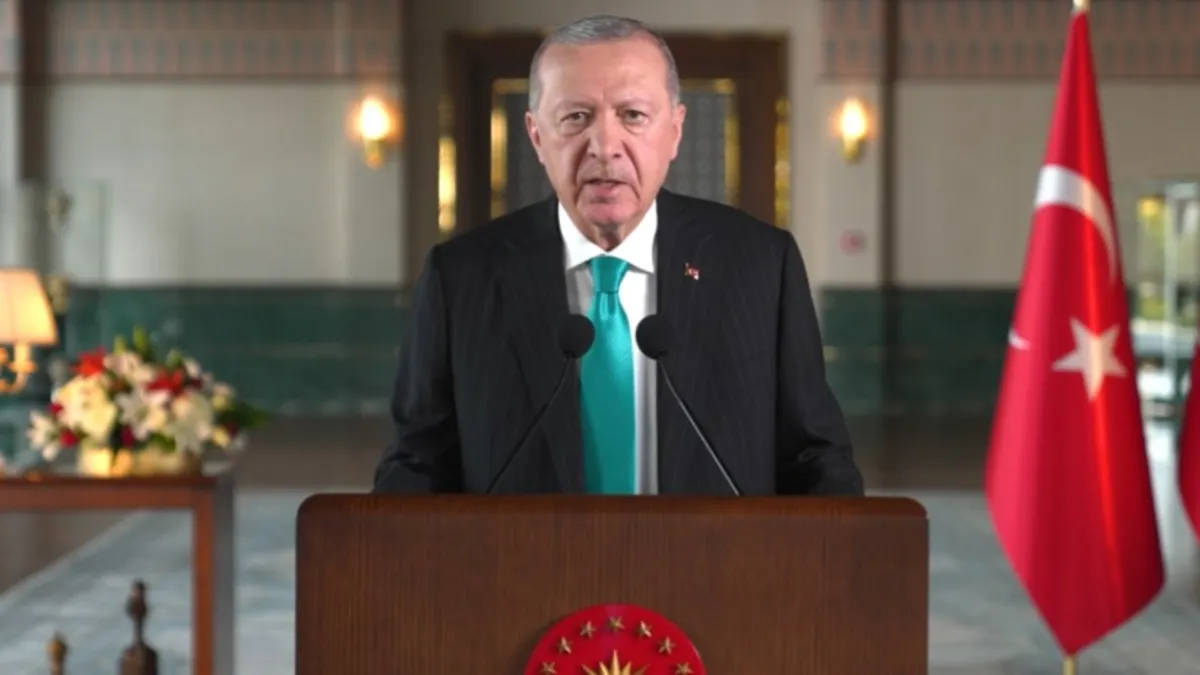 Başkan Erdoğan'dan 64. Dünya Borsalar Federasyonu Genel Kurulu'na video mesaj... Flaş Kara para uyarısı!