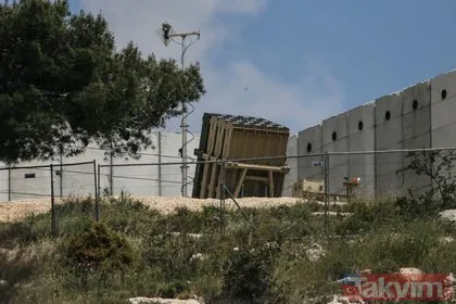 Katil İsrail’in Demir Kubbesi Gazze Şeridi çevresinde görüntülendi