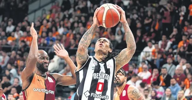 Türkiye Sigorta Basketbol Süper Ligi’nde Galatasaray konuk ettiği Beşiktaş’ı 91-88 mağlup etti