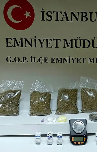 İstanbul Gaziosmanpaşa'da uyuşturucu baskını! 2 kişi gözaltına alındı!