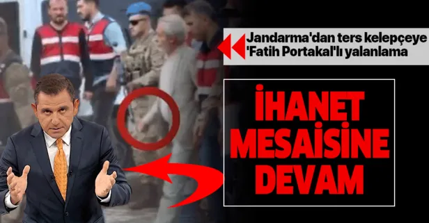 FOX TV sunucusu Fatih Portakal’ın Adnan Selçuk Mızraklı’ya ters kelepçe yalanına Jandarma’dan videolu yanıt