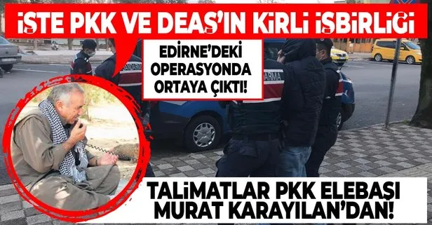 Son dakika: PKK ve DEAŞ’ın iş birliği Edirne’de ortaya çıktı: Botla kaçarken yakalandılar!