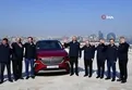 Aliyev, yerli otomobil Togg'u teslim aldı