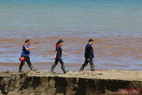 Sel sonrası Karadeniz'in rengi değişti! Trabzon'da sulara kapılan işitme engelli yaşlı adamdan acı haber - 9