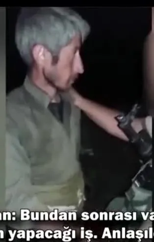 PKK'lı teröristler böyle teslim alındı!