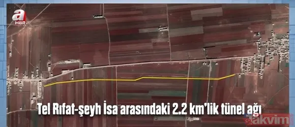 Harekat öncesi Tel Rıfat'tan çarpıcı görüntüler! İşte PKK/YPG'nin tünel ağı: Başrolde yine Fransız La Farge - 9