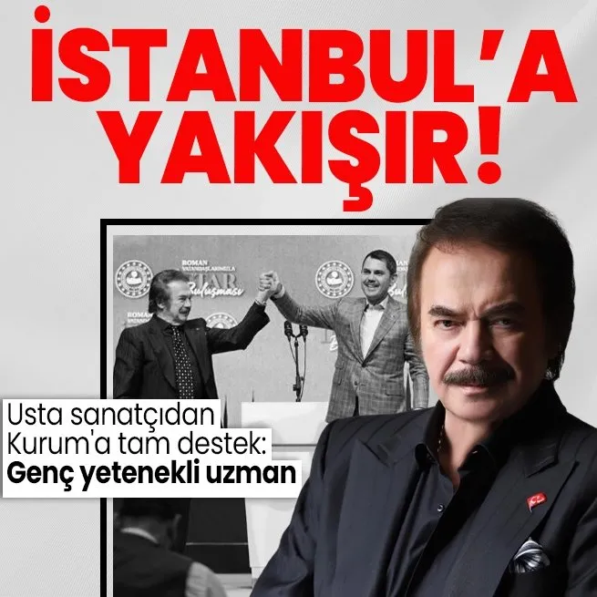 Orhan Gencebay’dan Murat Kurum’a tam destek! “Murat kardeşimin İstanbul’u çok iyi yöneteceğinden eminim”