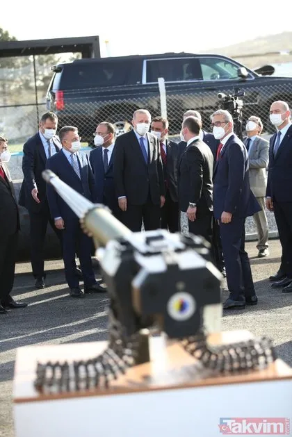 Başkan Erdoğan, Barutsan Roket ve Patlayıcı Fabrikası’nda yerli ve milli silah ve mühimmatları inceledi!