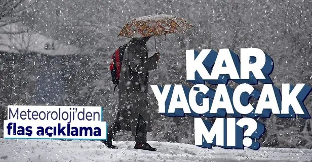 2 ARALIK PERŞEMBE HAVA DURUMU | Meteoroloji’den kar ve fırtına uyarısı! İstanbul’a kar yağacak mı?