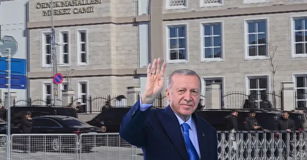 Başkan Erdoğan, cuma namazını Örnek Mahallesi Merkez Camisi'nde kıldı