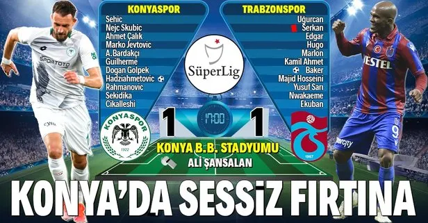Konyaspor 1-1 Trabzonspor | Maç Özeti