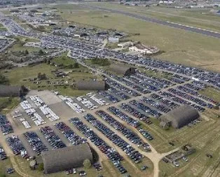 İflasın fotoğrafı! Milyonluk hava üssü otopark oldu