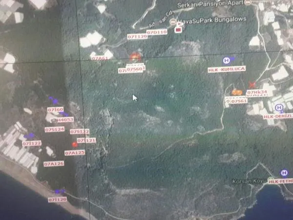 Antalya'da orman yangını sürüyor! Rüzgar yön değiştirdi, alevler yayıldı-1