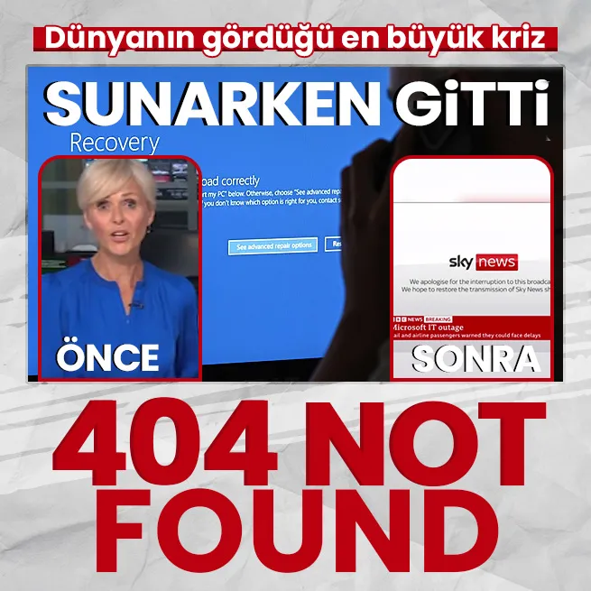 Dünyanın gördüğü en büyük kriz: Microsoft CrowdStrike kaosu | Batı basını şokta: Televizyonlar bir anda gitti