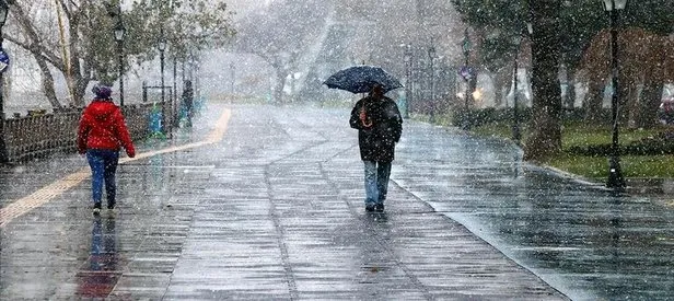 İstanbul ve birçok il için sağanak uyarısı