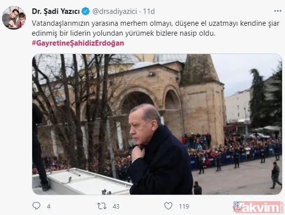 Büyük ve güçlü Türkiye yolunda ömrünü milletine adayan lider: #GayretineŞahidizErdoğan - 5