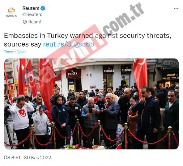 reuters-yine-algi-pesinde-guvenlik-uyarisi-haberi-yalan-cikti-1669901435994.jpg Reuters yine algı peşinde! 'Güvenlik uyarısı' haberi yalan çıktı-2