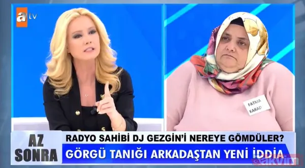 Müge Anlı'da son dakika itirafı! DJ Gezgin lakaplı Mehmet Karahan'ın cesedinin yerini işaret etti vicdansız abla stüdyodan kaçtı - 2